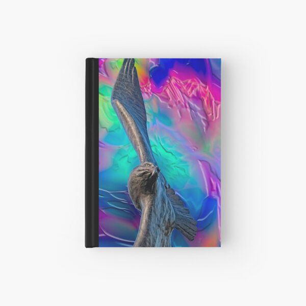Eagle Statue (abstract) Hardcover Journal