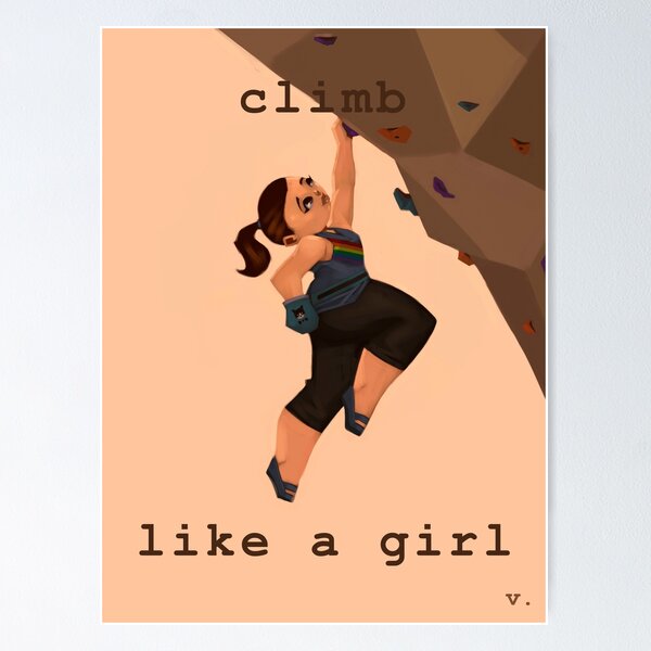 Aperçu de l'œuvre Grimper comme une fille créée et vendue par valentinebarker.