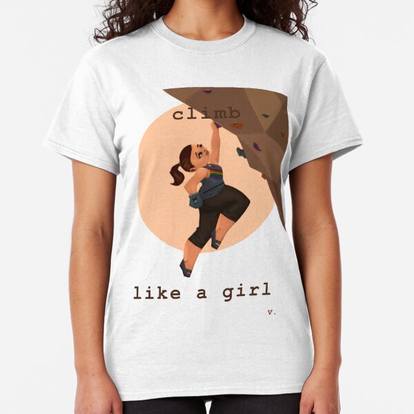 Climb Like a Girl Classic T-Shirt