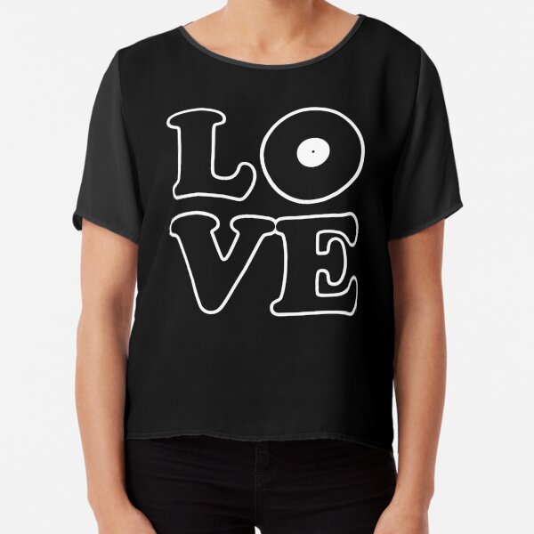 LOVE VINYL Chiffon Top