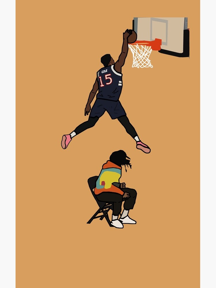 Dennis Smith Jr NBA Slam Dunk Contest Jump Over J Cole New York Knicks Samsung Galaxy Phone Case for Sale by xavierjfong Redbubble