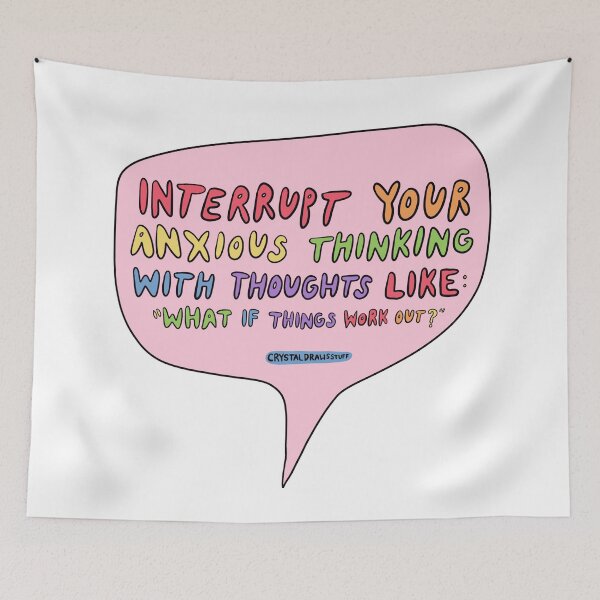 Item preview, Anxiety Quote designed and sold by crystaldraws.