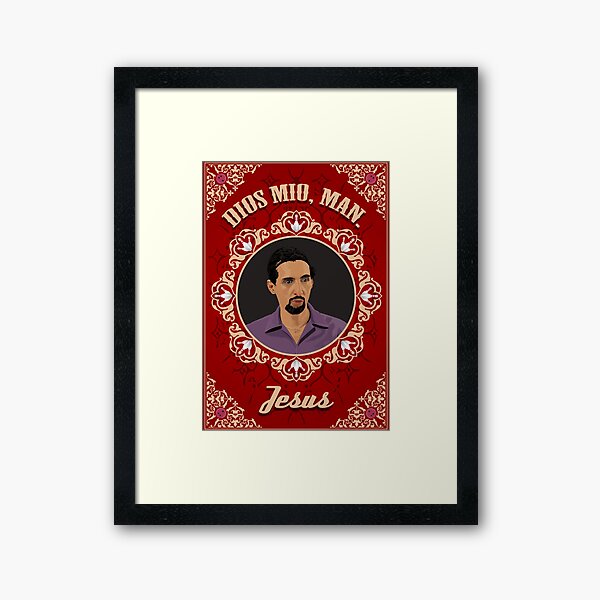 Vista previa del artículo con la obra «Jesus el gran lebowski», diseñado y vendido por ArtiStickFigure.