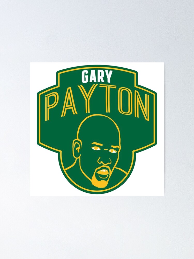 Gary Payton Poster By Malbrock Redbubble