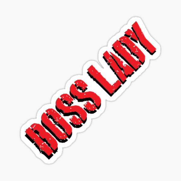 Item preview, Boss Lady Red designed and sold by Awgie-Dawg.