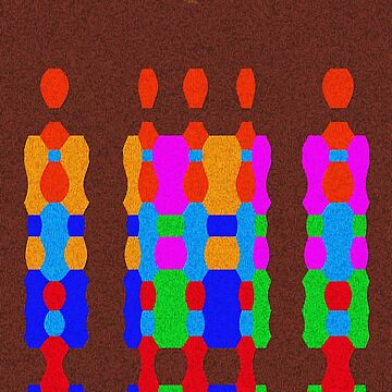 Artwork thumbnail, "Midnight Queue" (Geometric Texture) by Vk91art