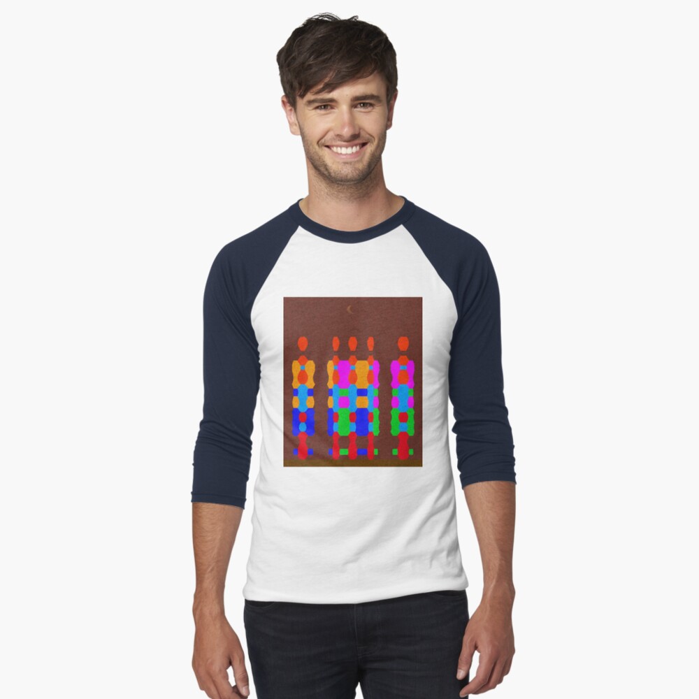 Item preview, Baseball ¾ Sleeve T-Shirt designed and sold by Vk91art.