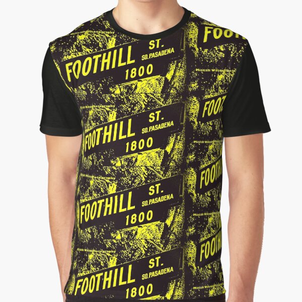 Foothill Street, South Pasadena1, CA Bumblebee by Mistah Wilson Photography Graphic T-Shirt