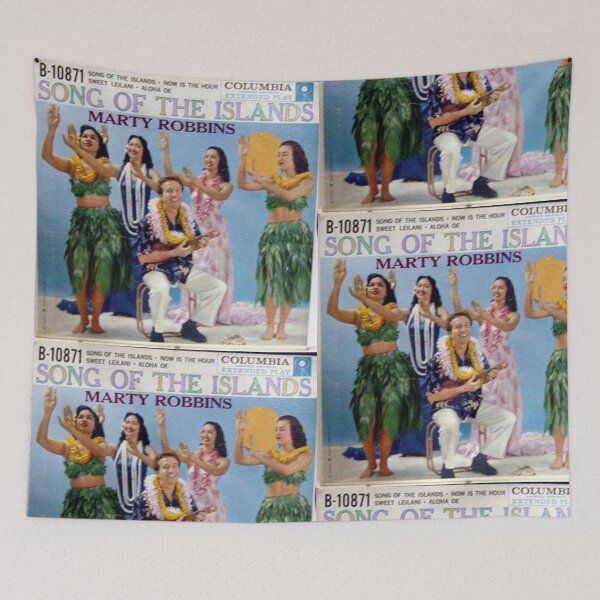 Item preview, Marty Robbins, Song Of The Islands,  Hawaiian, Aloha, Hula, Girls, 1957,Hawaii, Country, ep designed and sold by Vintaged.