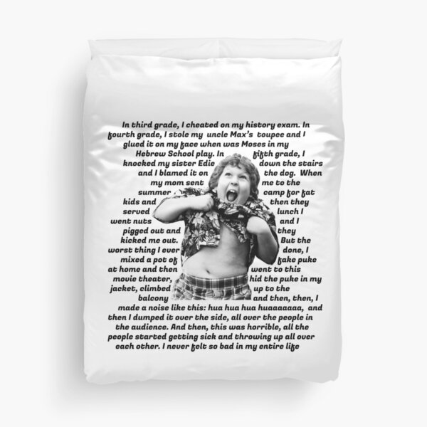 Item preview, Chunk's Confession designed and sold by reedchar.