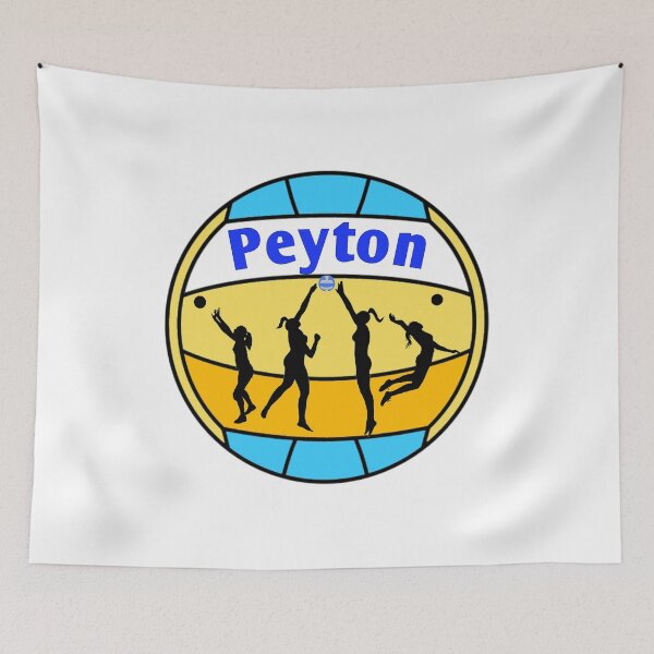 Item preview, Peyton loves volleyball designed and sold by Attiva.