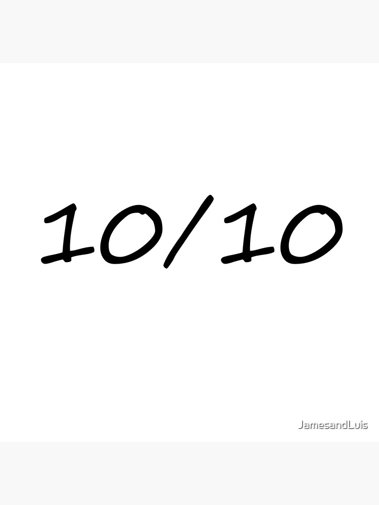 10/10 TEN OUT OF TEN | Greeting Card