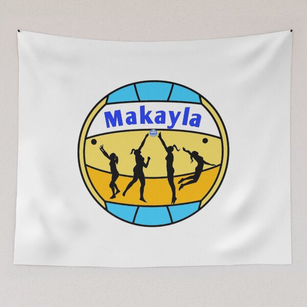 Item preview, Makayla loves volleyball designed and sold by Attiva.