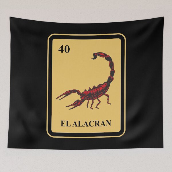 Item preview,  Mexican El Alacran Loteria Shirt I traditional designed and sold by phskulmshirt.