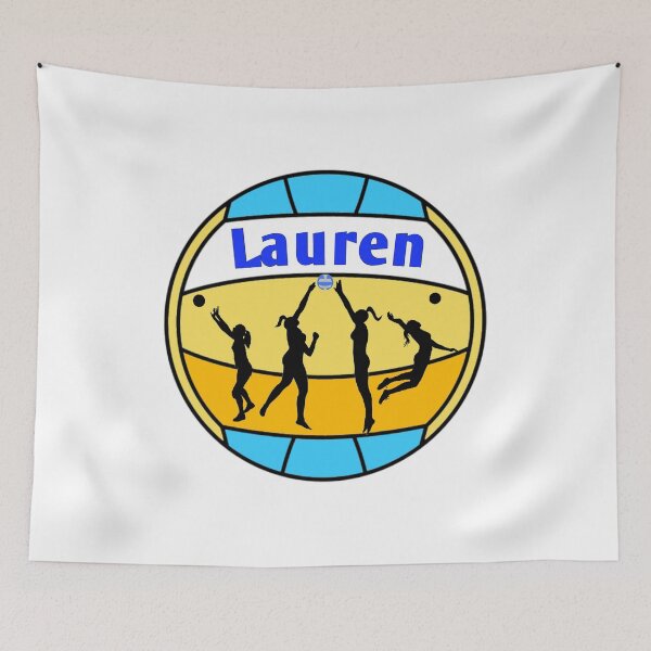 Item preview, Lauren loves volleyball  designed and sold by Attiva.