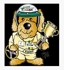 Elliot the Champion - Black Photographic Print