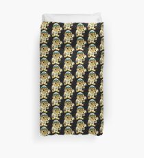 Elliot the Champion - Black Duvet Cover