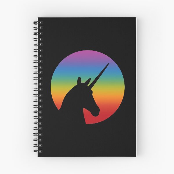 Item preview, Unicorn silhouette rainbow designed and sold by Amazing Designs.