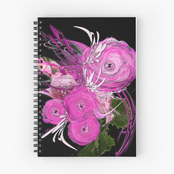 Item preview, Pink summer fantasy black by mjvision Mia Niemi designed and sold by mjvisiondesign.