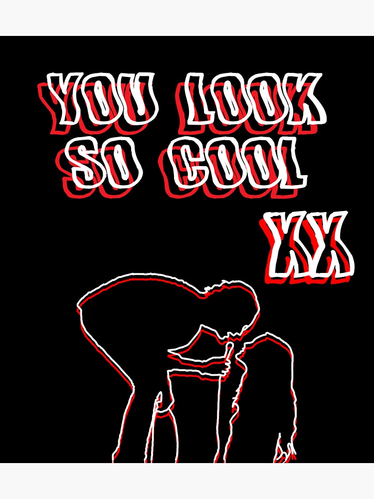 ""you look so cool" the 1975 robbers" Sticker for Sale by mdyholman Redbubble