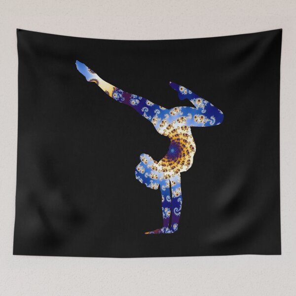 Item preview, Handstand yoga fractal designed and sold by AndreasSteinweg.