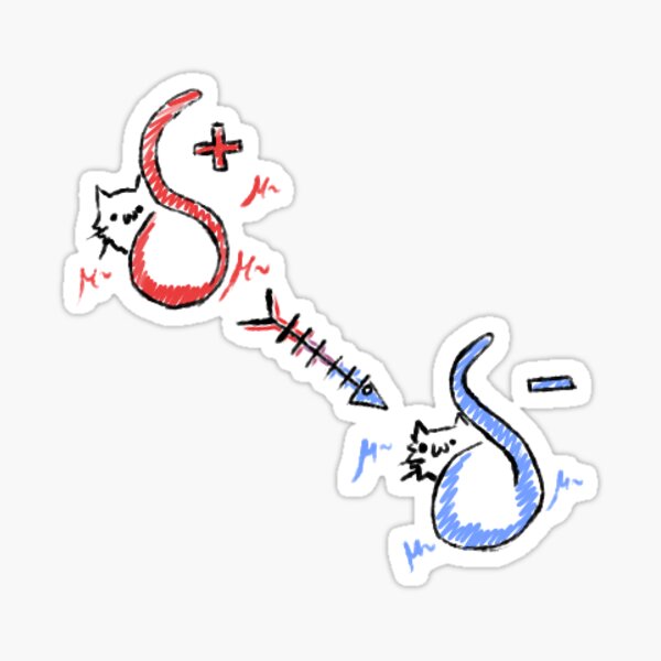 Artikel-Vorschau von Chemie bei Katzen: Dipol "Mew" ment, designt und verkauft von cutelydrawnsci.