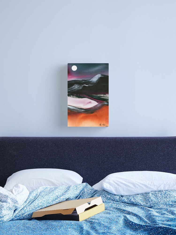 Thumbnail 2 of 3, Canvas Print, Moon Ridge designed and sold by ronmoss.