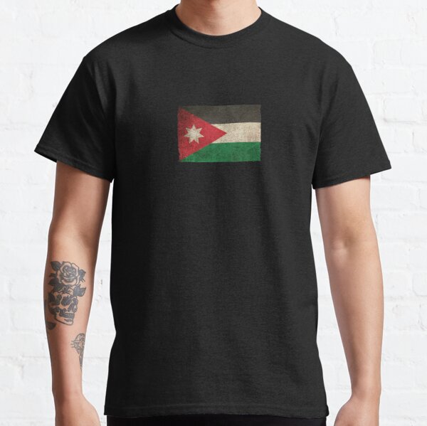 Arab Revolt and Jordanian Flags, Madaba, Jordan. The Flag o…