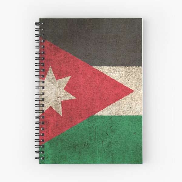 Item preview, Old and Worn Distressed Vintage Flag of Jordan designed and sold by JeffBartels.