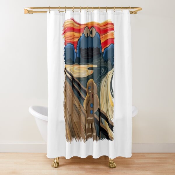 The cry: Cookie monster Shower Curtain