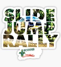 Slide Jump Rally - Colour/Grey Sticker