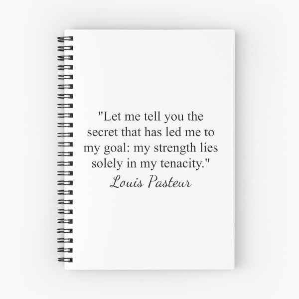 Item preview, Louis Pasteur Quote: secret to my goal - classic designed and sold by topower.