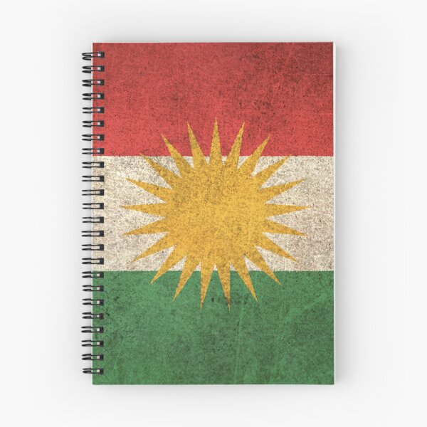 Item preview, Old and Worn Distressed Vintage Flag of Kurdistan designed and sold by JeffBartels.