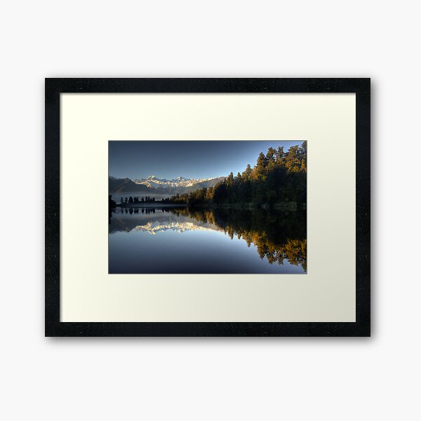 Lake Matheson Framed Art Print