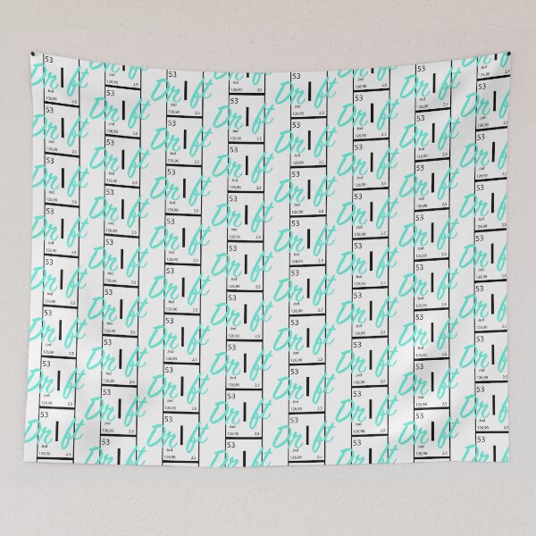 Item preview, Drift Periodic Table Text Design designed and sold by KleinJenny.