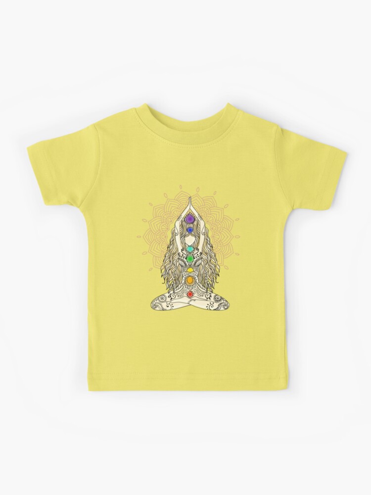 Women's T-Shirt Namaste Buddha flowers colour explosion Yoga meditation  print TS1317