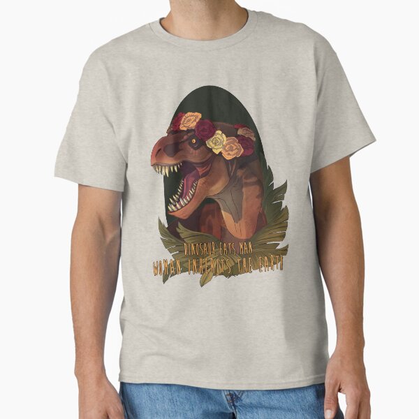 Dinosaur Eats Man Classic T-Shirt