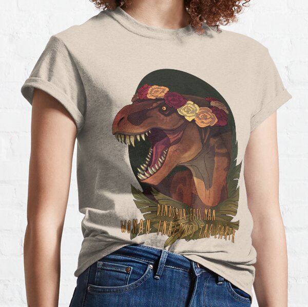 Flower Dinosaur T-Shirts for Sale | Redbubble