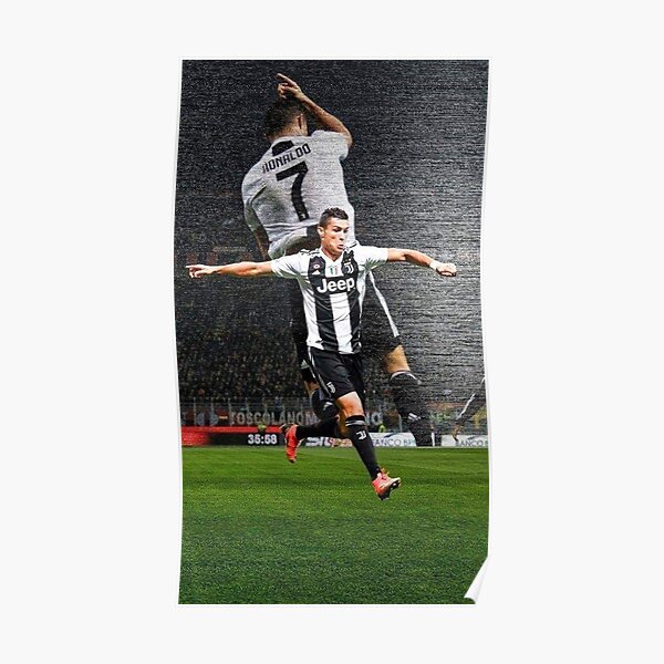 Cristiano Ronaldo Der beste Juventus-Spieler Poster