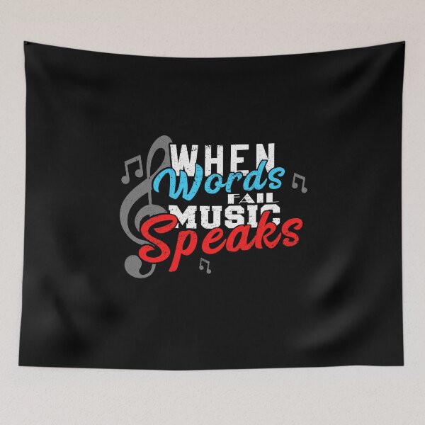 Item preview, When words fail, the music speaks designed and sold by René Gudenrath.