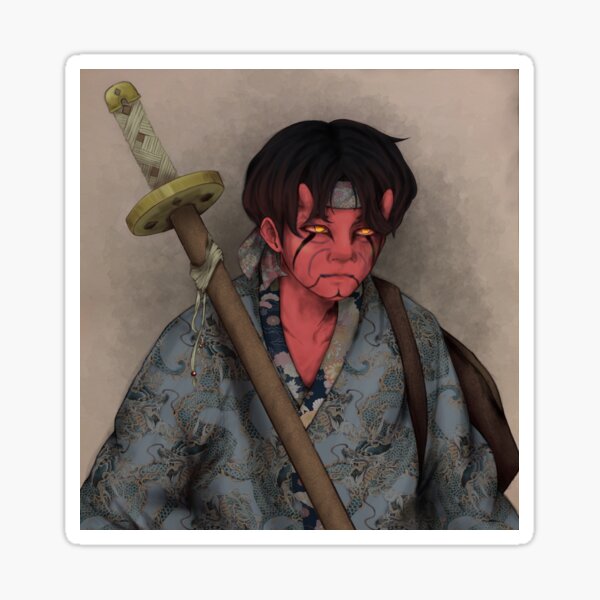 yoongi japanese devil Sticker