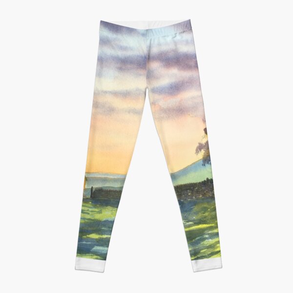 Long Shadows at Sunset Leggings