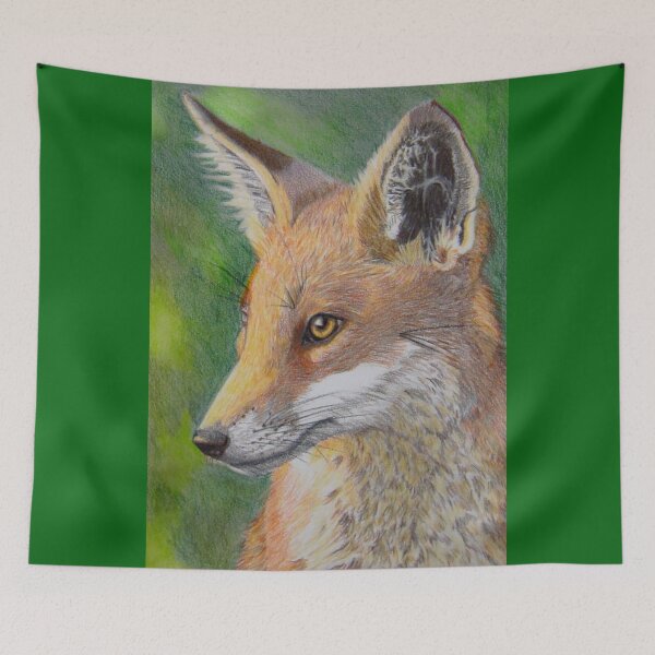 Item preview, Fox portrait... designed and sold by angipangi7.