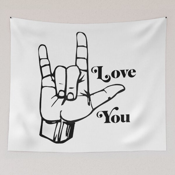 Item preview, I Love You Sign Language designed and sold by MadEDesigns.