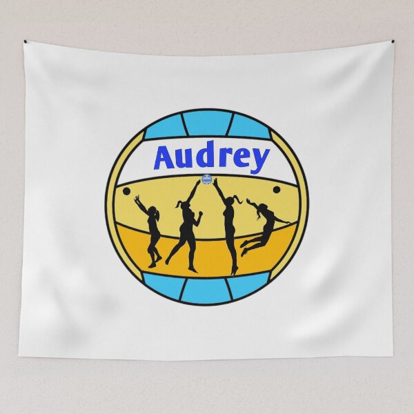 Item preview, Audrey loves volleyball  designed and sold by Attiva.