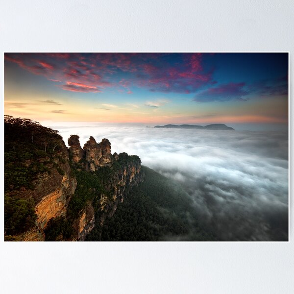 Item preview, Sunrise at 3 Sisters - Blue Mountains NSW designed and sold by Jason Pang.