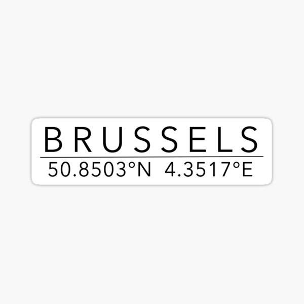 brussels Sticker