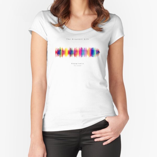 Happiness by Ken Dodd Fitted Scoop T-Shirt