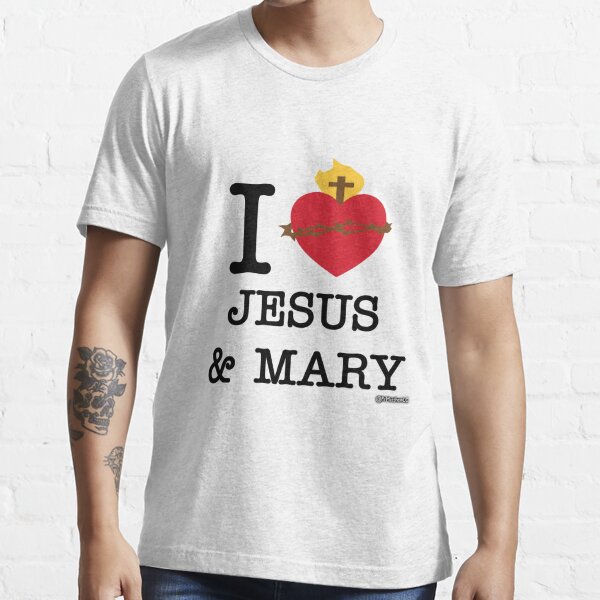 I Love [❤️] Jesus & Mary Essential T-Shirt