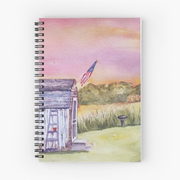 Item preview, Sunset Shed on the Marsh designed and sold by Nancy Roche.